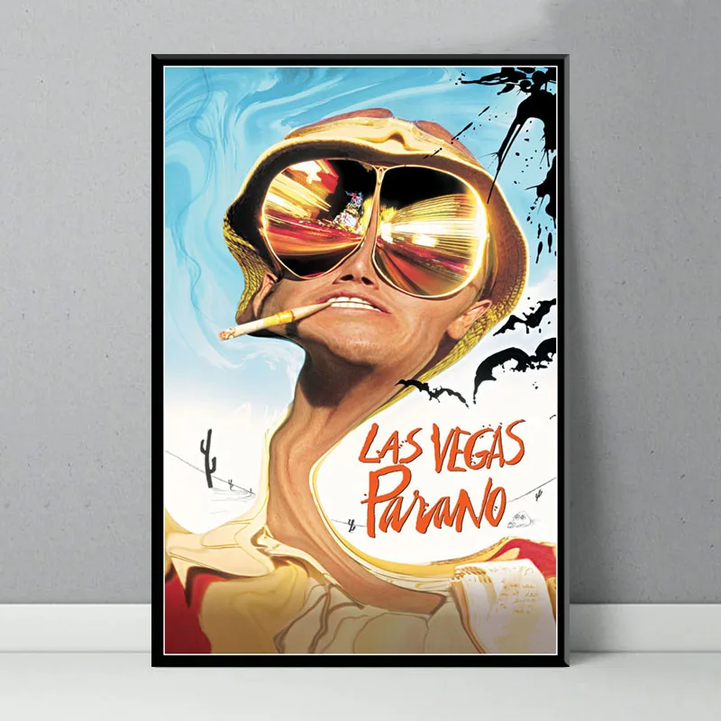 G212 Горячие бои и отвращение в Лас-Вегасе классический фильм стены искусства холст живопись Шелковый плакат - Цвет: Picture 10