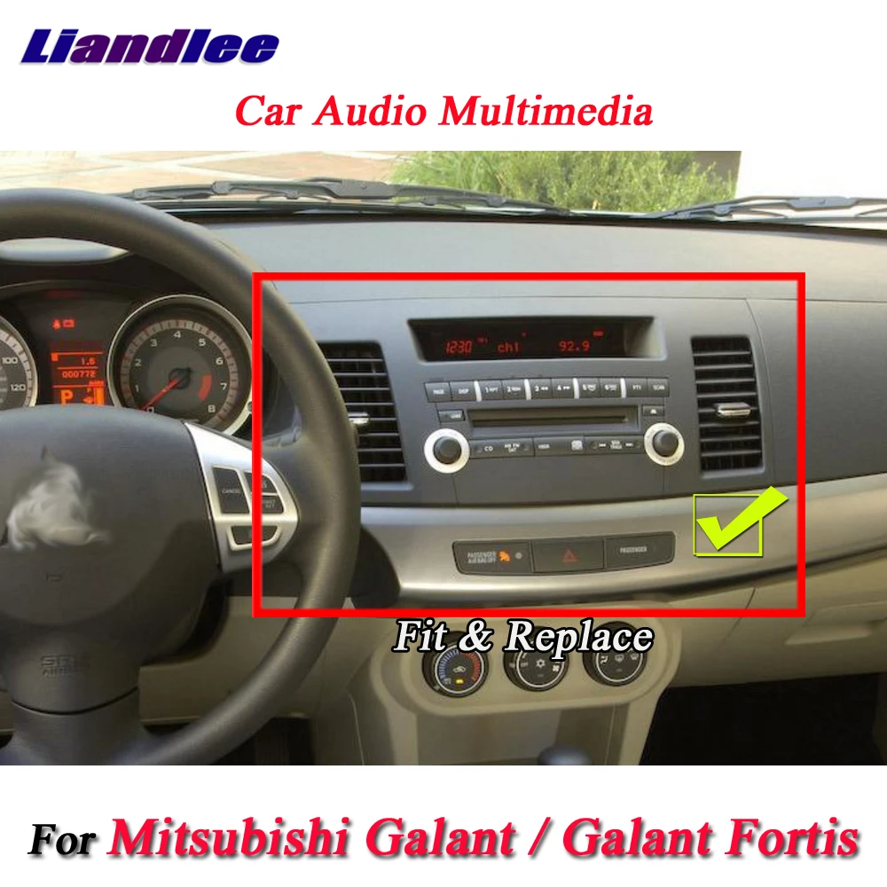 Liandlee для Mitsubishi Galant / Fortis стерео Автомагнитола с камерой Wifi CD DVD плеер GPS навигация