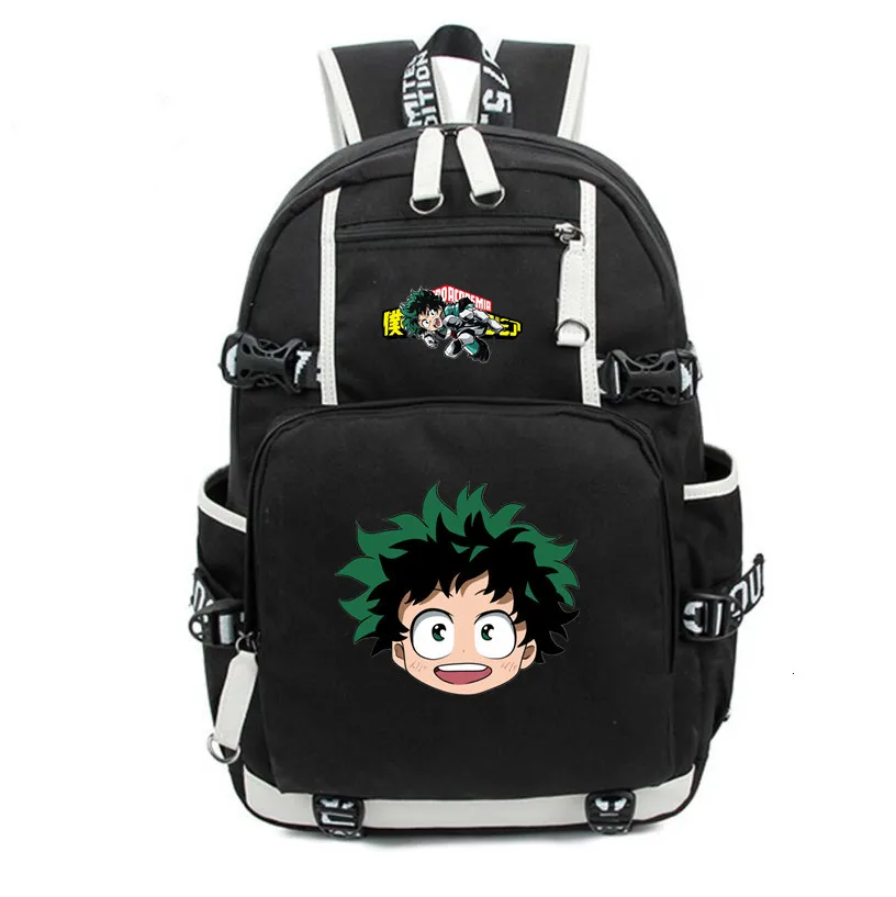 Anime My Hero Academia Canvas Backpack Teenagers Mochila Printing