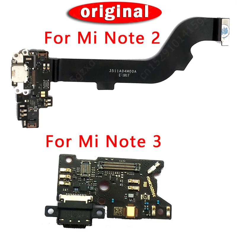 Оригинальный зарядный порт для Xiaomi Mi Note 3 Pro USB зарядная плата 2 PCB соединитель