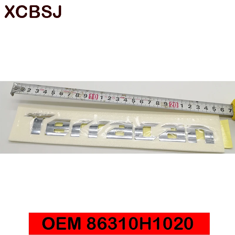 Для hyundai Terracan 2001-2006(серебро) эмблема подлинный задний багажник OEM 86310H1020