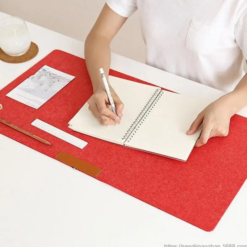 Oficina alfombrilla para escritorio de ordenador escritorio estera del ratón fieltro moderno no tejida teclado almohadilla de ratón Pad cojín para ordenador portátil de escritorio almohadillas