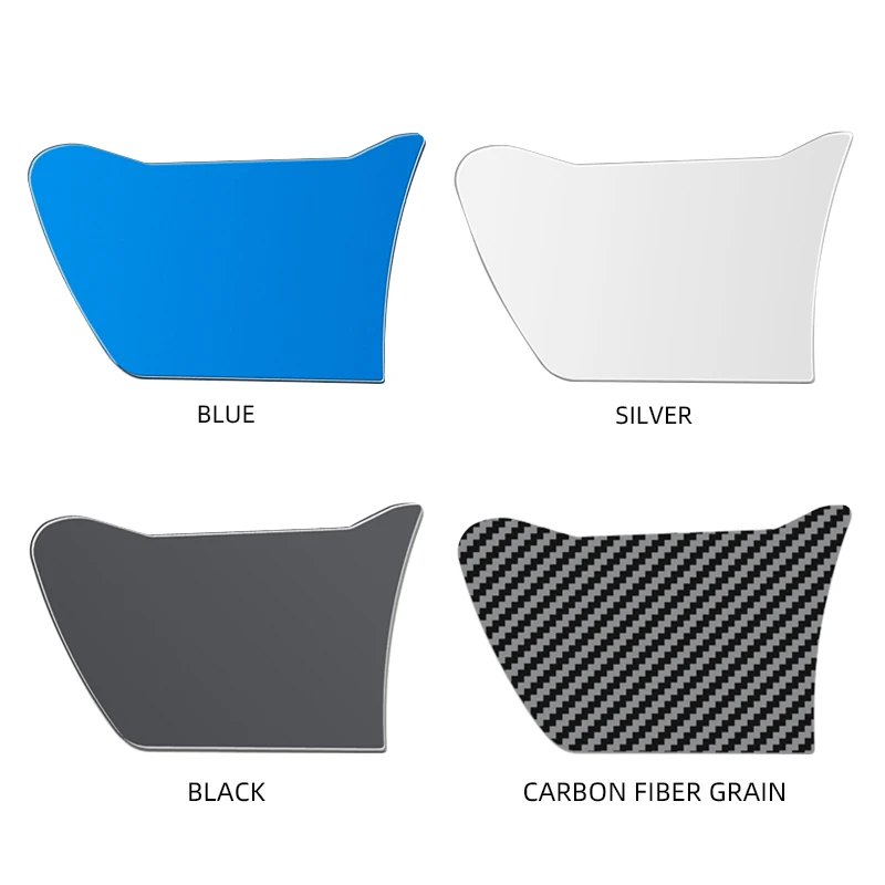 Car Inner Door Bowl Covers Trims Carbon fiber grain Stainless Steel For Toyota Prius 30 car interior Accessories car door covers trims