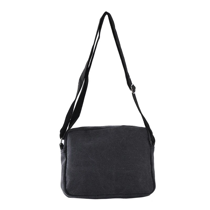 LKEEP Retro Canvas Men Travel Bag Casual Men Shoulder Crossbody Outdoor Bags Mens Travel School Retro Zipper Shoulder Bag