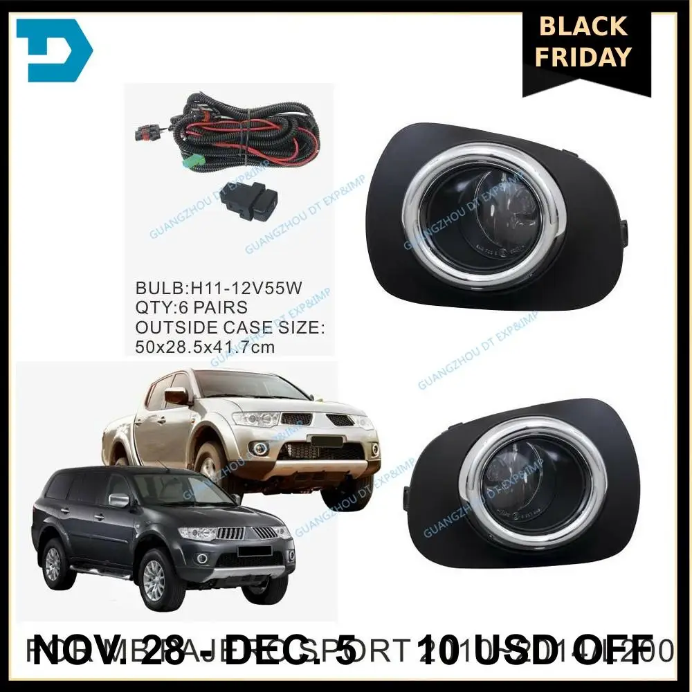 Противотуманная фара для PAJERO SPORT, передний светильник для MONTERO SPORT CHALLENGER 6400b641 6400b6412 6400c179 6400c180 a0k10894