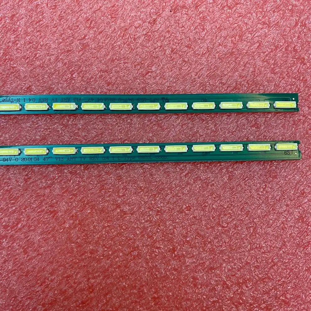 2 шт. светодиодный подсветка полосы для LG 47LA6600 47LA660S 47LA690S 47E700S 47LM6700E 47PFL6007 47LA740S 47LA660V