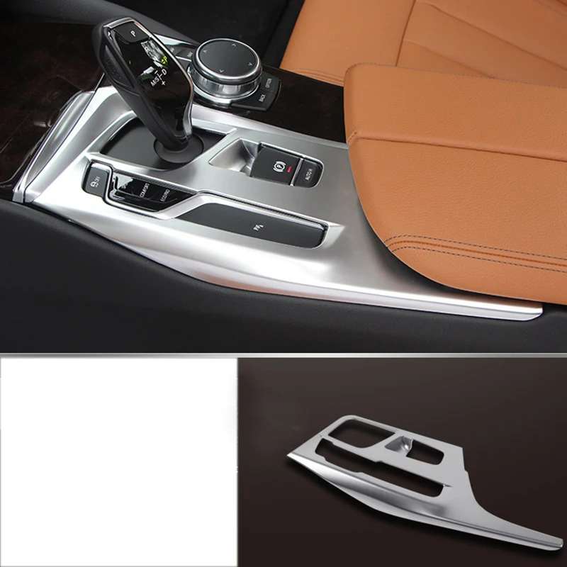 

Lsrtw2017 for BMW 5 Series G30 G31 G38 Car Gear Panel Frame Trims Interior Accessories Chrome 2017 2018 2019 2020 2021