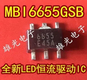 10 шт. MBI6655GSB MBI6655: 6655 SOT89 и