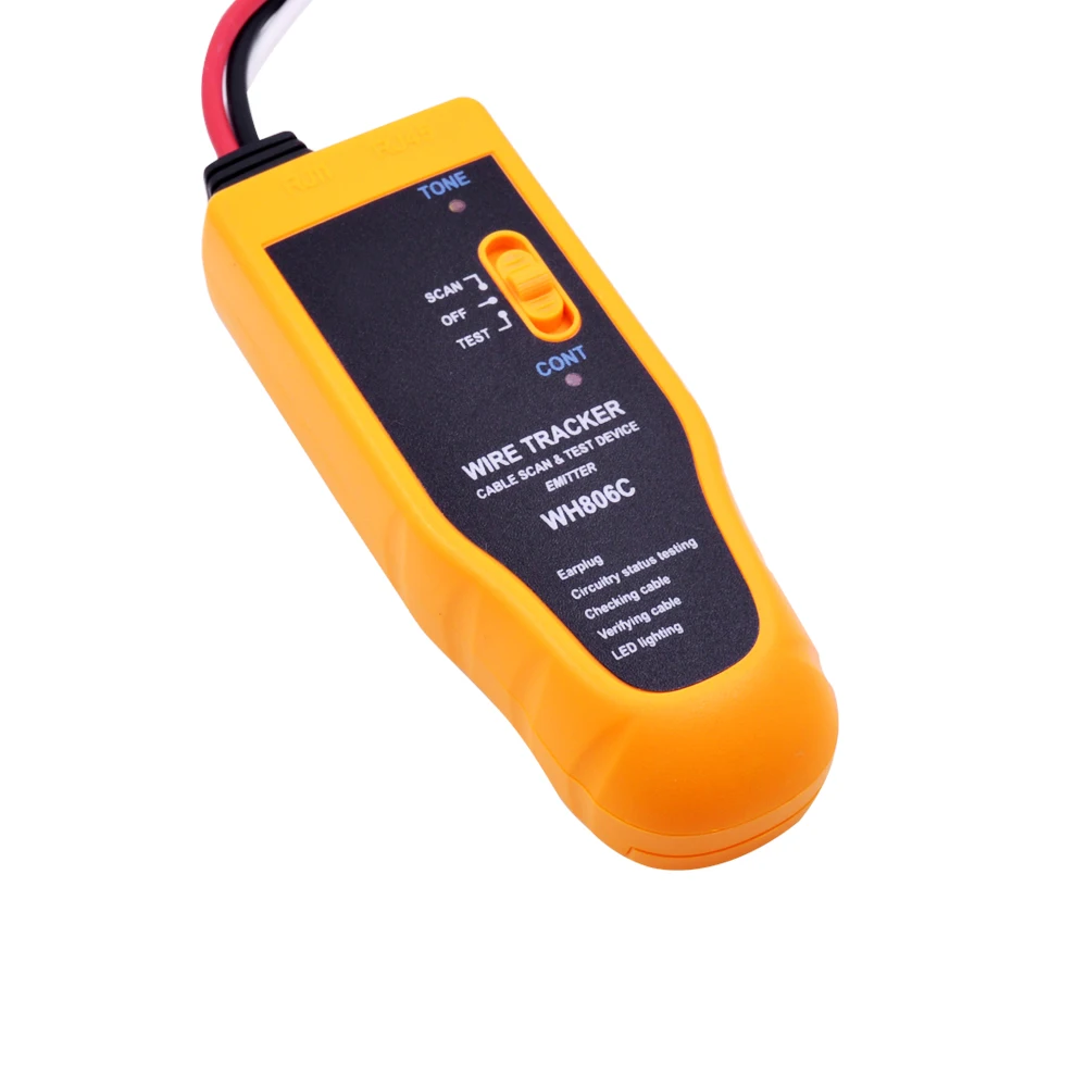 CHIPAL WH806C Ethernet сетевой кабель тестер телефонный телефон провода трекер Tracer линии Finderfor Cat5 Cat6 RJ45 RJ11 инструменты для поиска