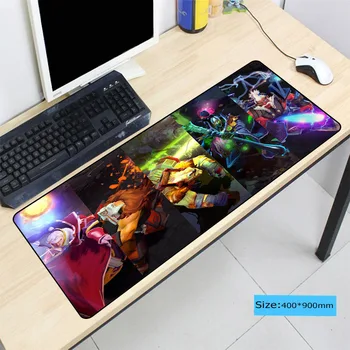 

DOTA2 Free Shipping Large Gaming Mouse Pad Big Locking Edge Keyboard Desk Mousepad Mat Gamer Anti-slip Rug for CS Go