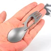 Multi-Tool Stainless Steel Titanium Alloy Multi-Function Spoon and Fork Carabiner Gate Bottle Opener For Camping Hiking Picnic ► Photo 1/6