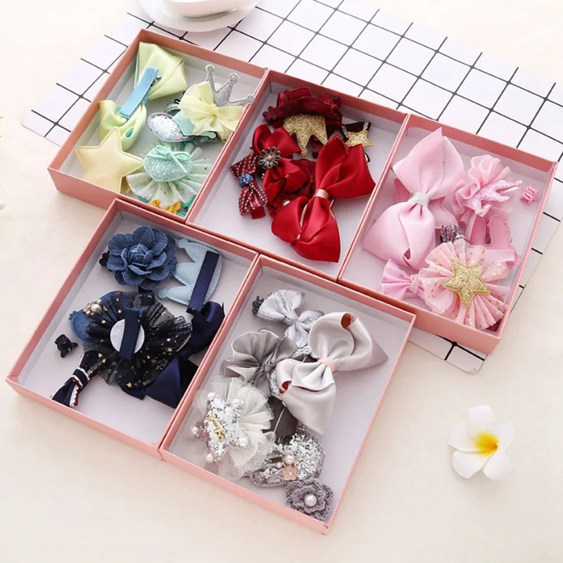 1 комплект, новые детские аксессуары, заколки для волос, заколки для волос, детские тканевые заколки с бантом и цветком, заколки для волос, головной убор для девочек