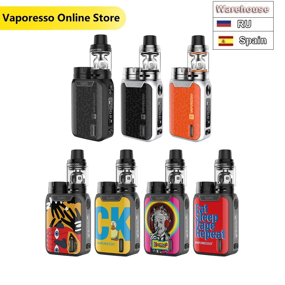 Original Vaporesso Swag Kit Electronci Cigarette Vape E cigarettes 80W