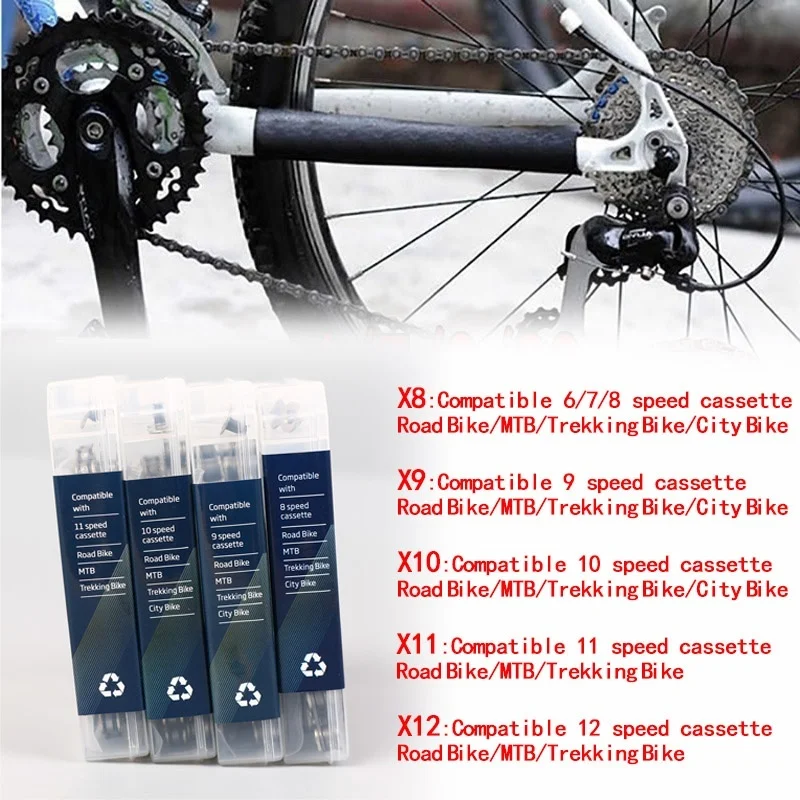 KMC 8 9 10 11 12 скоростная цепь для MTB велосипеда велосипедная горного кассета с цепью