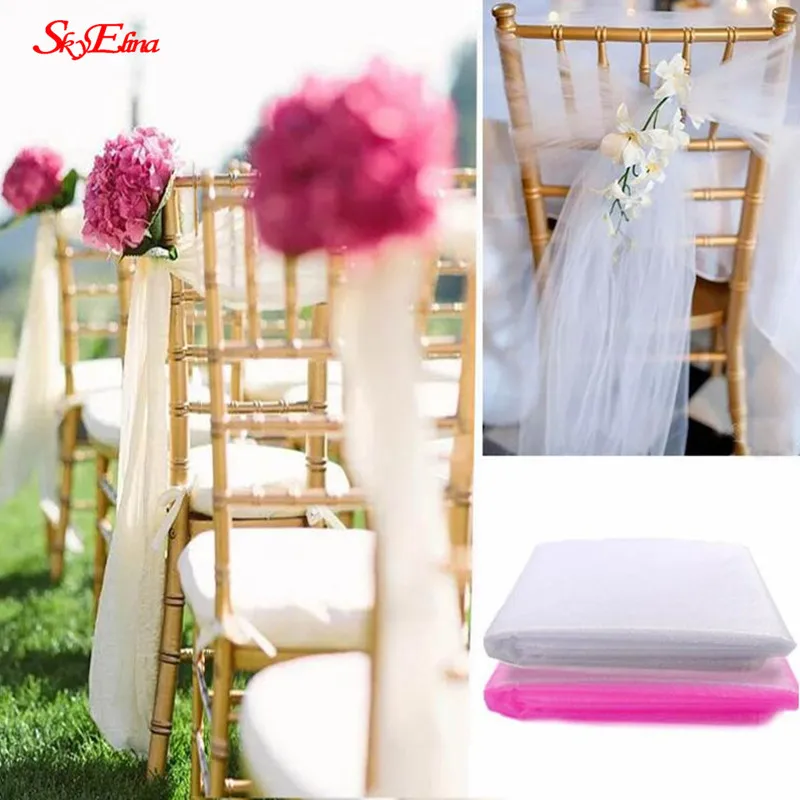 5 м/10 М Тюль в рулоне ткань с кристаллами органза тюль катушка свадебное украшение