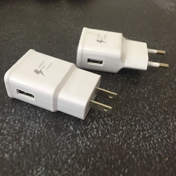 

50pcs/lot Home Charger Travel Adapter US/EU/UK Plug 9V 1.67A Adaptateur for Samsung S10 S9 S8 S6 Note 4 5 Adaptive Fast Charger