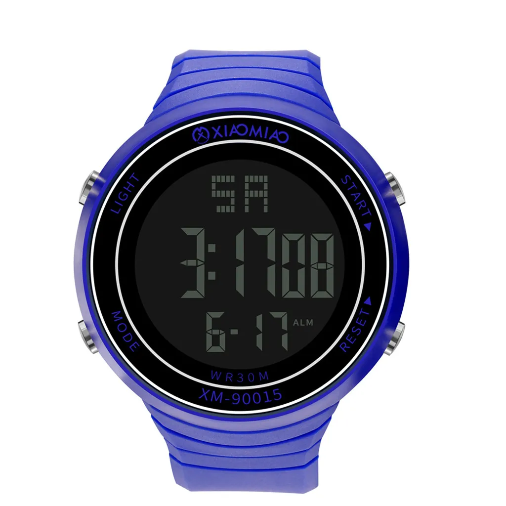 Мужские Цифровые спортивные часы Relogio с большим циферблатом, многофункциональные Светящиеся Электронные наручные часы, водонепроницаемые часы Reloj Horloge Heren 40 - Цвет: as photo