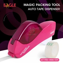 

Eagle Magic Auto Tape Dispenser with free 19mm Tape Automatic Tape Cutter Washi Tape Dispenser for office school home supplies