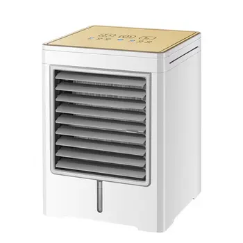 

Touch Screen Home Mini Air Conditioner Portable Air Cooler USB Personal Space Cooler Fan Air Cooling Fan Rechargeable Fan Desk