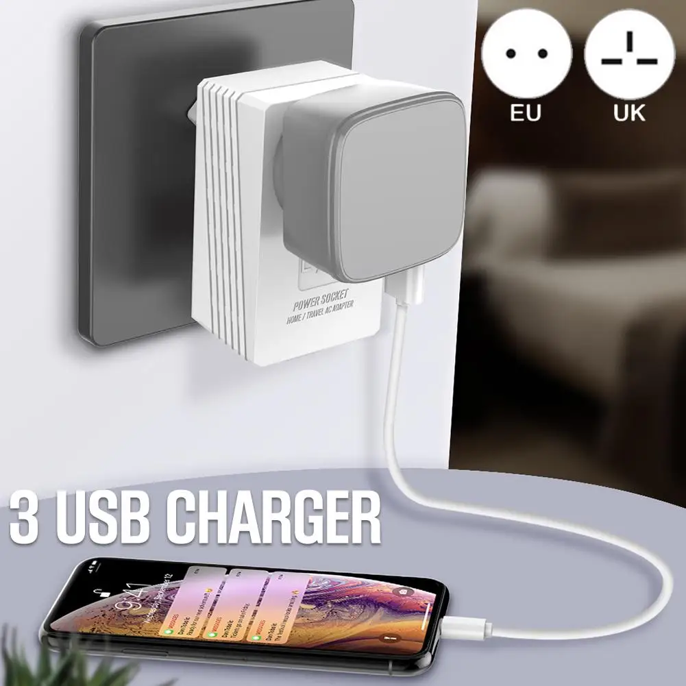 Умная USB патч-панель портативное 3USB гнездо зарядки многофункциональное зарядное устройство портативное настенное зарядное устройство штепсельный адаптер для офиса путешествия