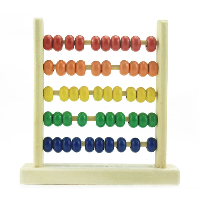 Обучающая игрушка Abacus, деревянная мини-игрушка Abacus для раннего обучения математике, игрушка для подсчета чисел, для подсчета, BeadsToy, подарок
