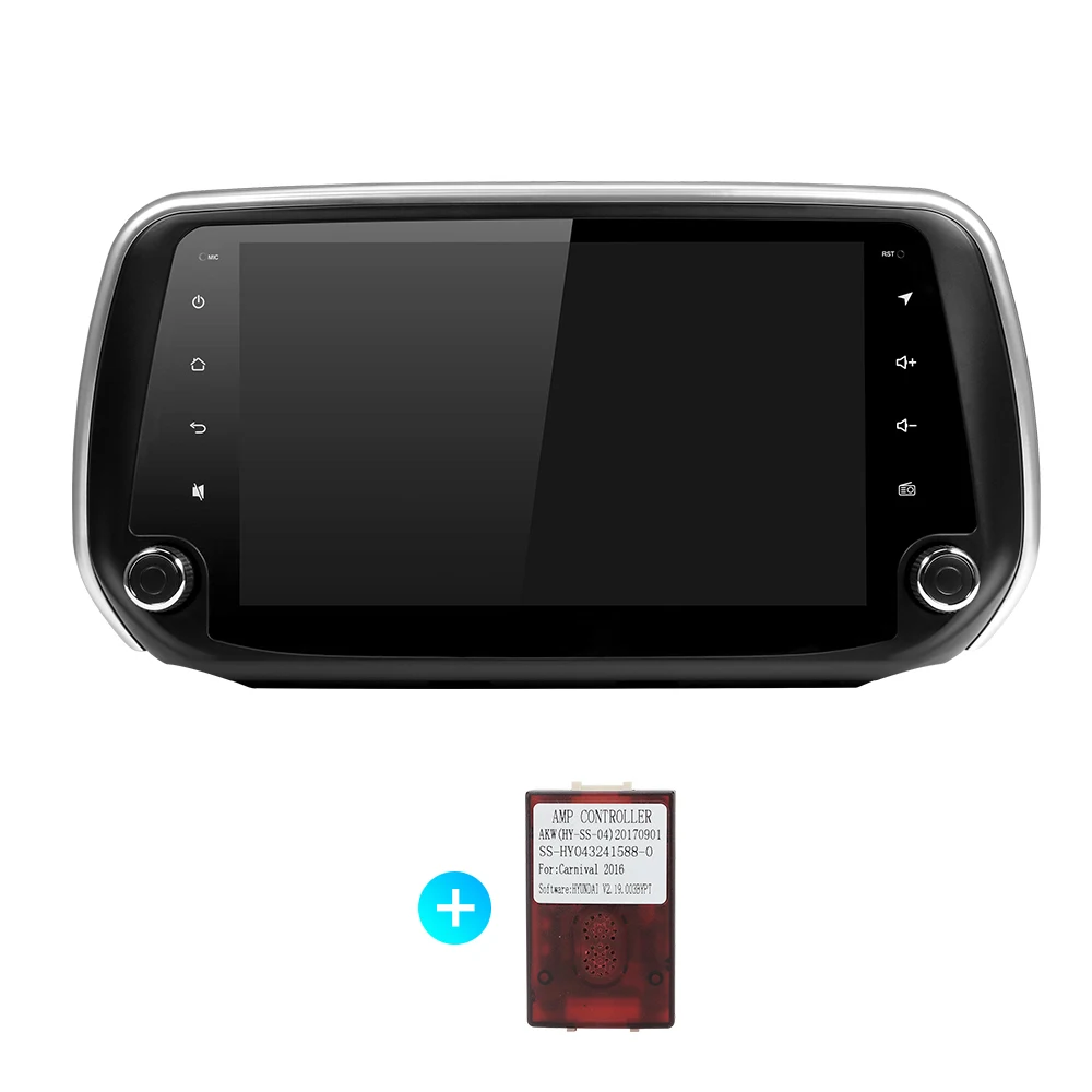 WITH CANBUS Android 9,0 2+ 32G автомобильный dvd для hyundai Santa Fe/ix45 gps навигация Радио Видео Стерео Мультимедиа Плеер ips экран - Цвет: WITH CANBUS