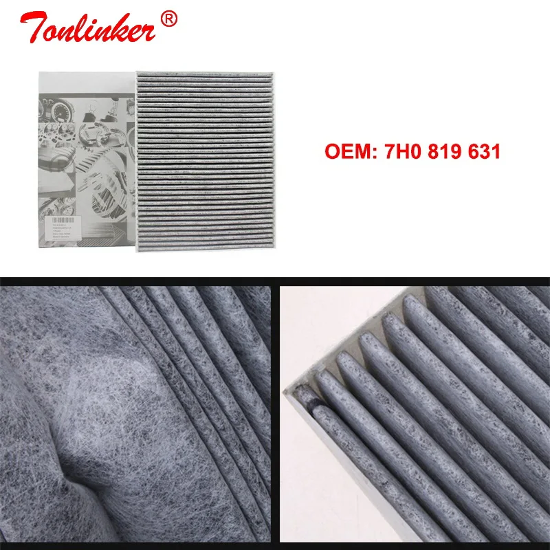 Cabin Filter Air Filter 2 Pcs For Audi Q7 4L 2006- 3.0TDI 3.6FSI 4.2TDI Model Built External Filter Set 7H0819631 7L0129620