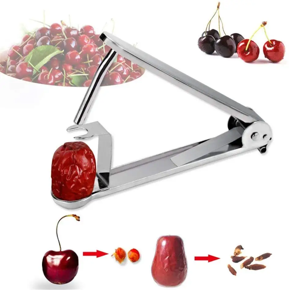 

Stainless Steel Jujube Seed Remover Cherry Hawthorn Digging Nuclear Separator Seeder Creative Kitchen Fruit Removal Tool