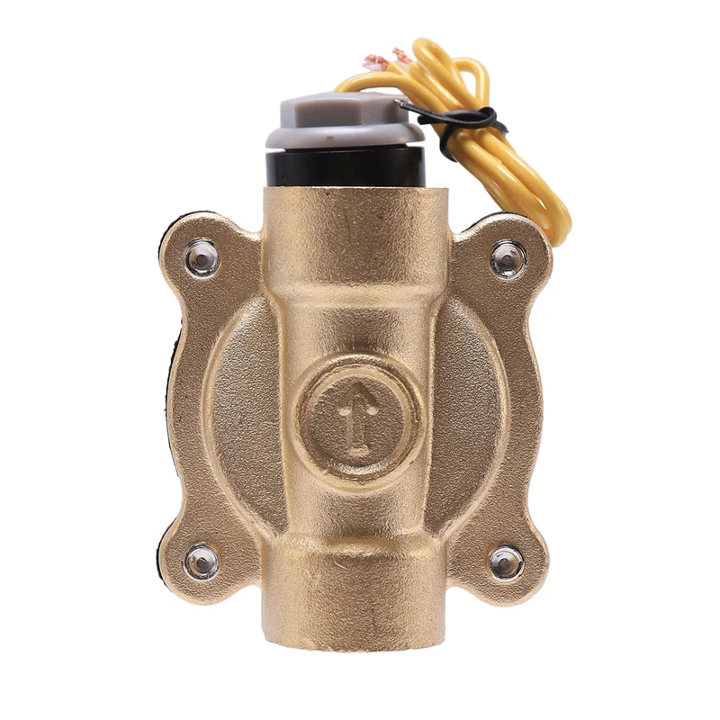 

1 Pcs DC12V Solenoid Valve Brass Solenoid Valve DN15 Pneumatic Normally Closed Valve for Water Oil Helium Gas