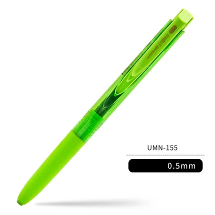 UNI Signo RT1 UMN-155 гелевая ручка 0,38/0,5 мм K6 версия гелевая ручка для письма цветная ручка водопроводная ручка студенческие Обучающие канцелярские принадлежности низкое Демпфирование - Цвет: Lyme Green 0.5
