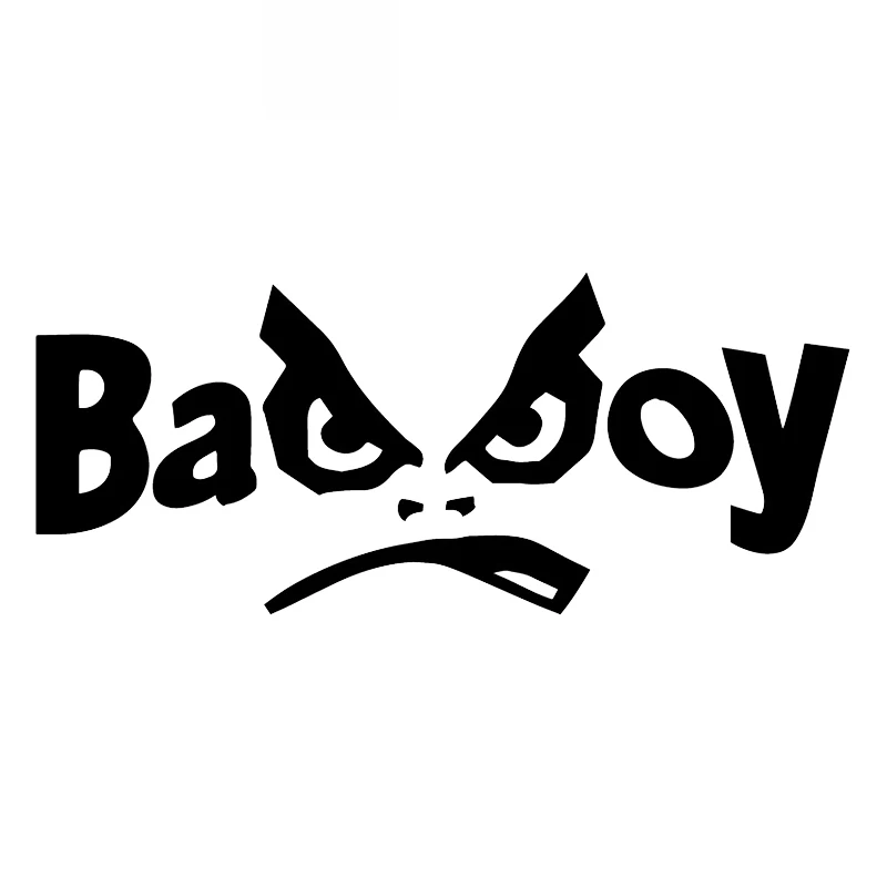Автомобильная наклейка с лицом бампера Badboy забавное украшение для багажника ПВХ