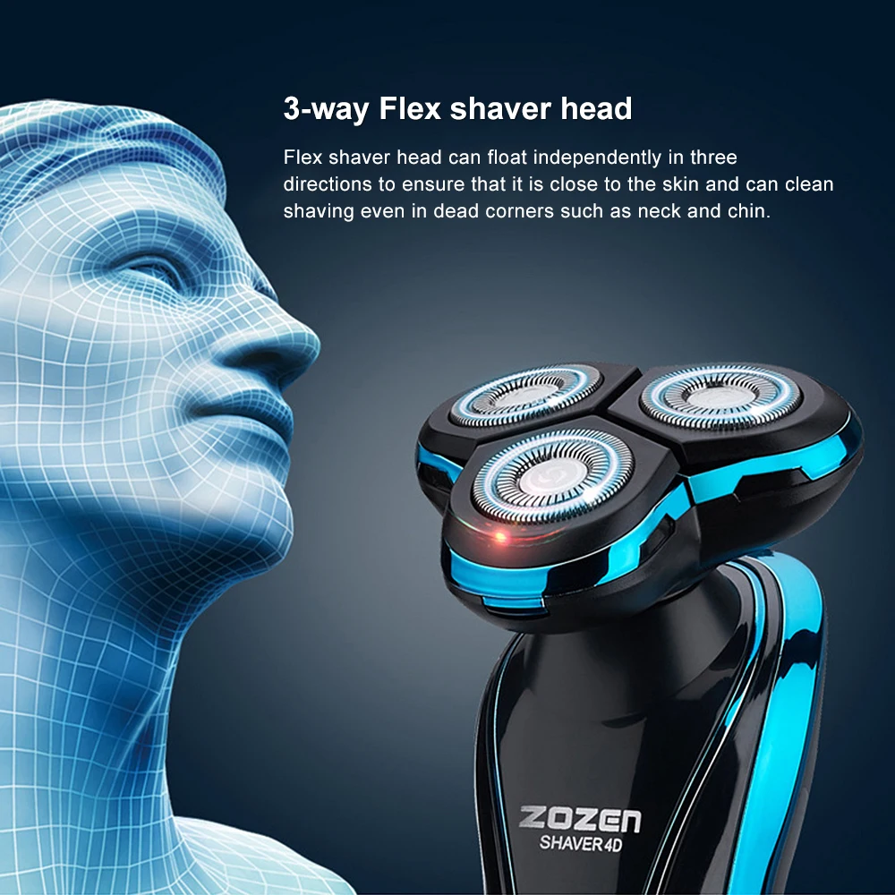 Мужская электробритва для всего тела, моющаяся машинка для бритья, перезаряжаемый триммер для бороды, многофункциональная бритва