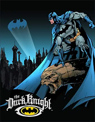 The Dark Knight Dependent предприятий Бэтмен Ретро жестяной знак, 12," W x 16" H - Цвет: The Dark Knight