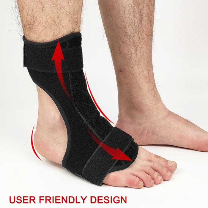 New Adjustable Ankle Brace Stabilizer Ankle Foot Fixation Brace with Steel Plates XD88