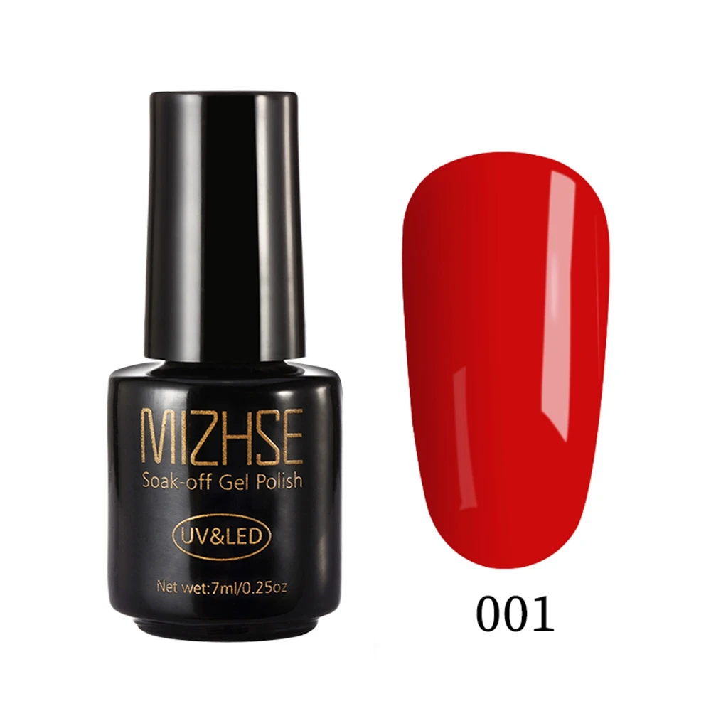 MGH001 MIZHSE Гель-лак для ногтей 7 мл UV Vernis Полупостоянный праймер верхнее покрытие для маникюра xx цветов гелевое покрытие для ногтей гель-арт - Цвет: MGH001