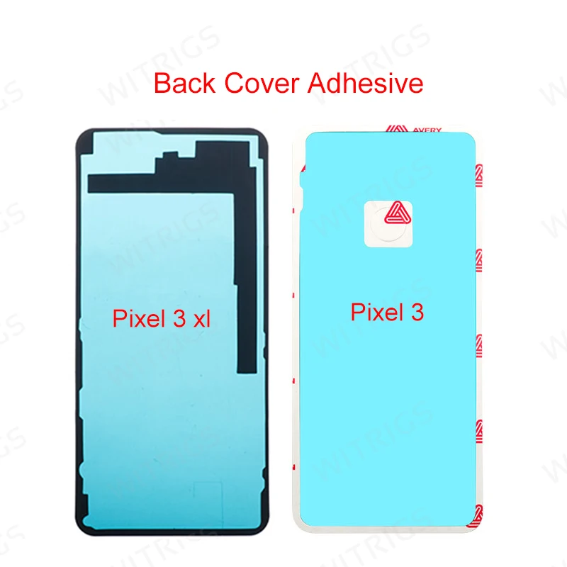 Witrigs For Google Pixel 3 Xl Back Battery cover Bezel Glue Double Sided Adhesive Sticker Tape for Google Pixel 3a (2)