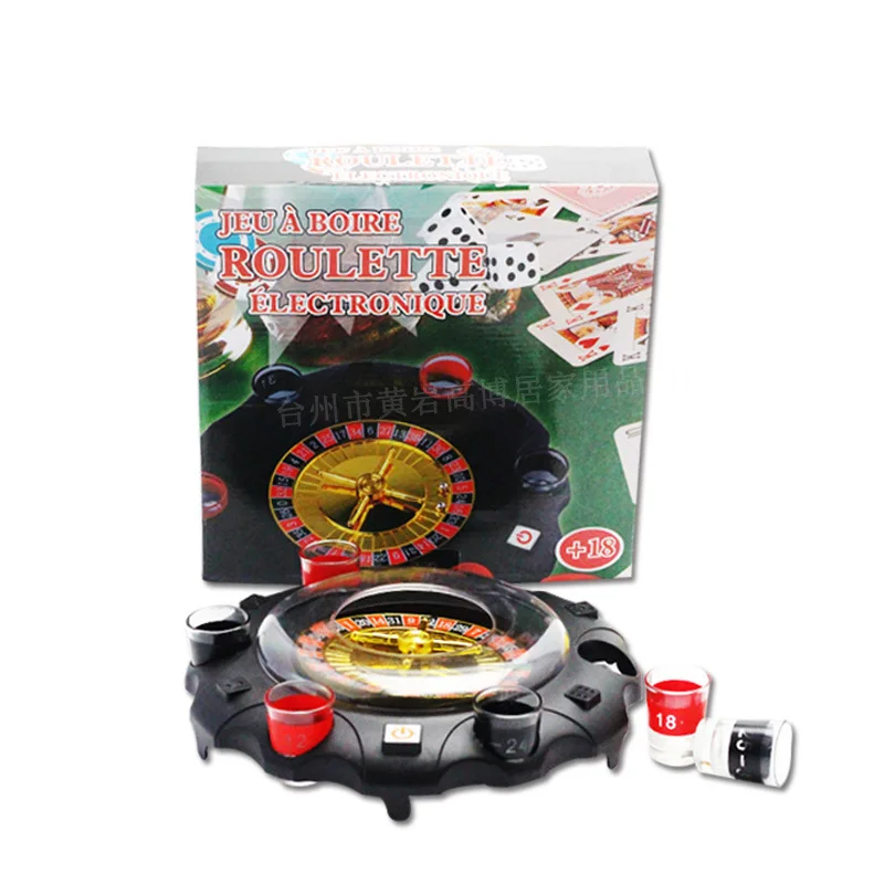 Electric Russia Lucky Turntable Roulette Wine Turntable Rotary Table Drink Game KTV Bar Nightclub Props