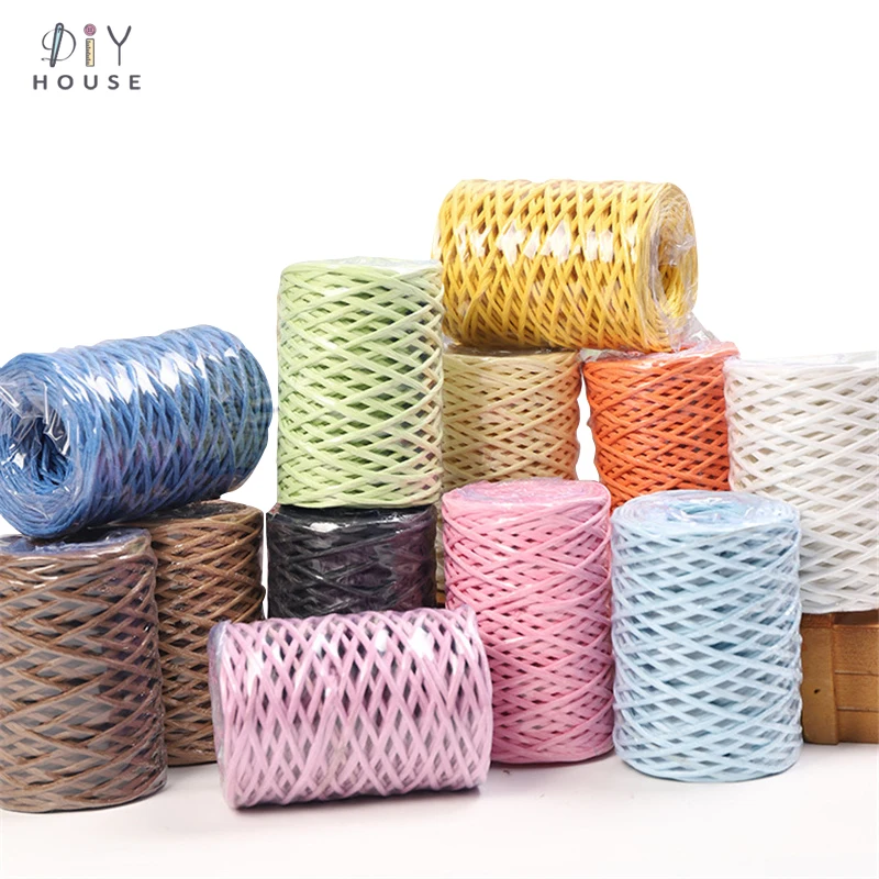 40 м/рулон цветная железная проволочная бумажная веревка товары для рукоделия