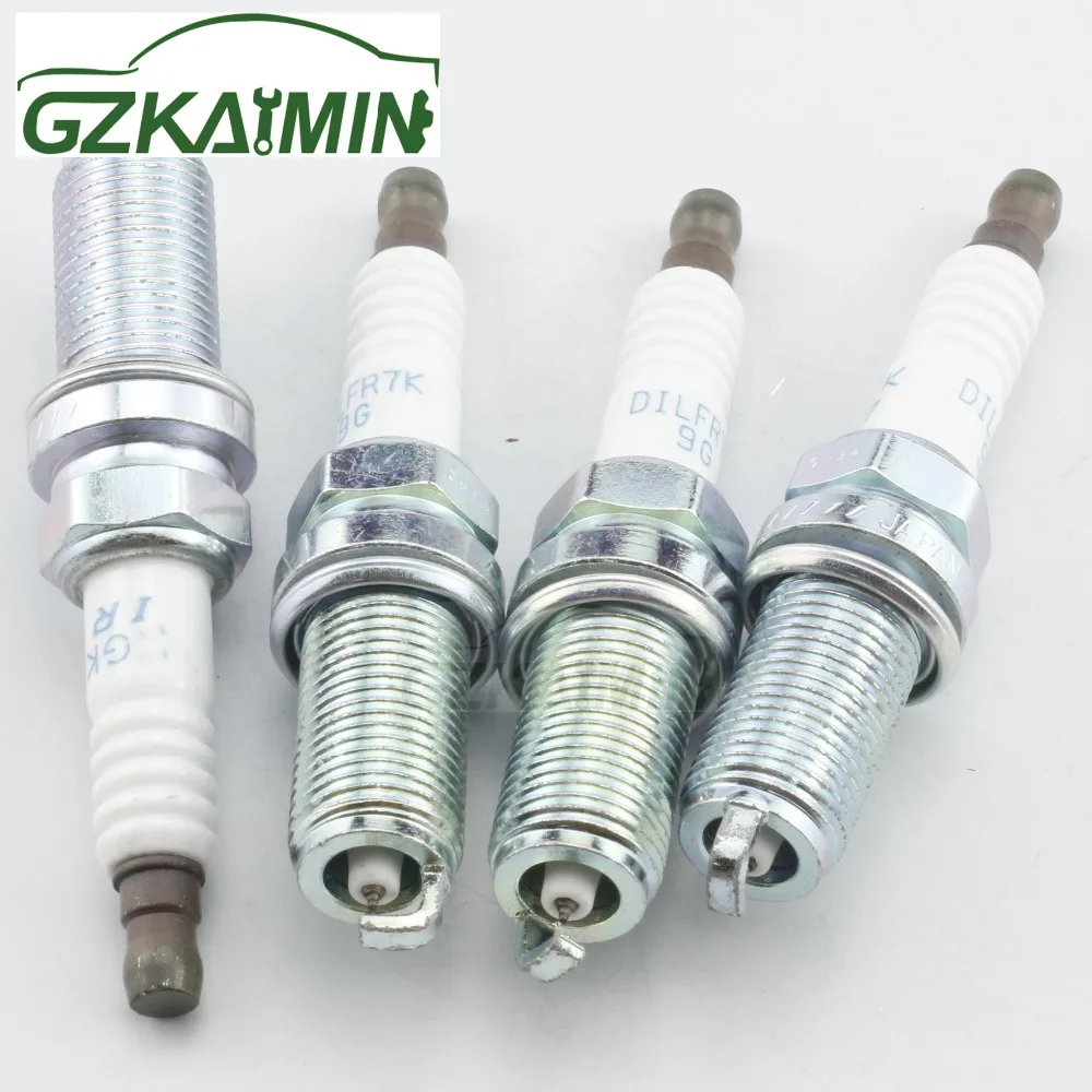 4 шт. OEM 90919-01276 DILFR7K9G иридиевая Свеча зажигания для Lexus GS Turbo GS200t 2008 GS300