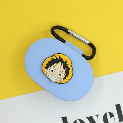 Аниме one piece Luffy силиконовый чехол для Xiaomi mi Red mi AirDots версия беспроводной Bluetooth наушники зарядный чехол Funda - Цвет: 4