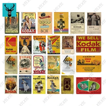 

Camera Iron Painting Tin Sign Plaque Metal Vintage Retro Metal Sign Wall Decor For Photo Studio Man Cave Decorative Metal Plate