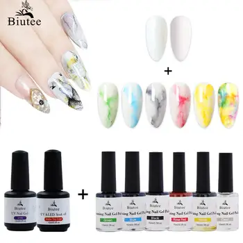 

BIUTEE 15ML Blossom Gel Polish 6 Colors Manicure DIY Nail Design Flower Blooming Effect Nail Paint Gel Nail Gel Polish Varnish