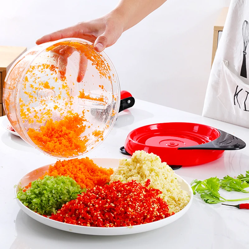 Кухонный Ручной комбайн блендер Мясорубка измельчитель овощей лезвие из