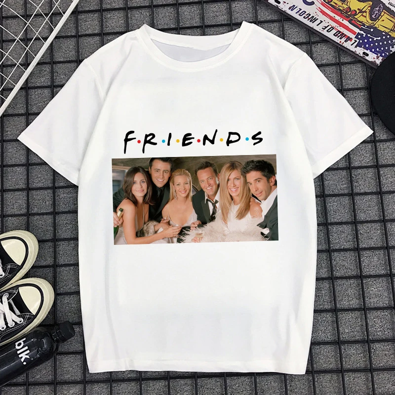 4115 Новинка, модная женская одежда Kawaii, футболка для друзей, Camiseta Mujer, Повседневная Уличная одежда Harajuku, тренировочный костюм, винтажная женская рубашка - Цвет: 4115
