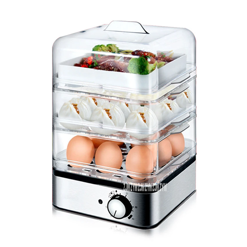 Ky301 Automatic Timing Egg Cooker Boiler Multifunctional Three Layer