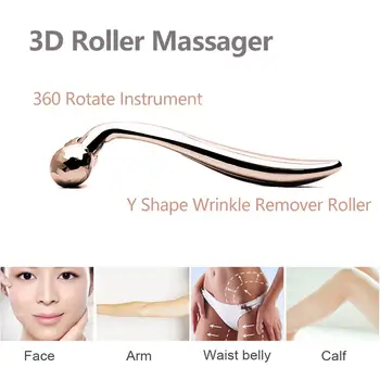

3D Face-lift Roller Massager Manual/Electric Facial Eye Tightening Shaping 360 Rotate Massage Roller Lifting Wrinkle Remove TooL