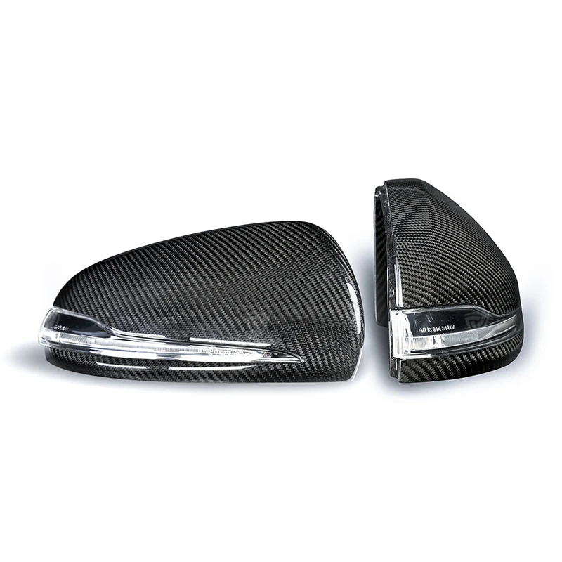 Сухое карбоновое зеркало крышка для Mercedes-Benz W205 W222 W213 W238 X205 Benz C S GLC E класс Углеродные колпачки 1:1 замена стиль AMG