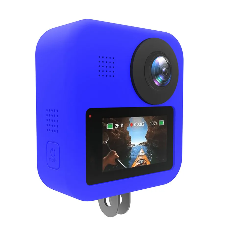 Мягкие силиконовые колпачки-линзы для камеры, чехол для GoPro Max, аксессуары для камеры, устойчивый к царапинам, защитный чехол для камеры, чехол для хранения