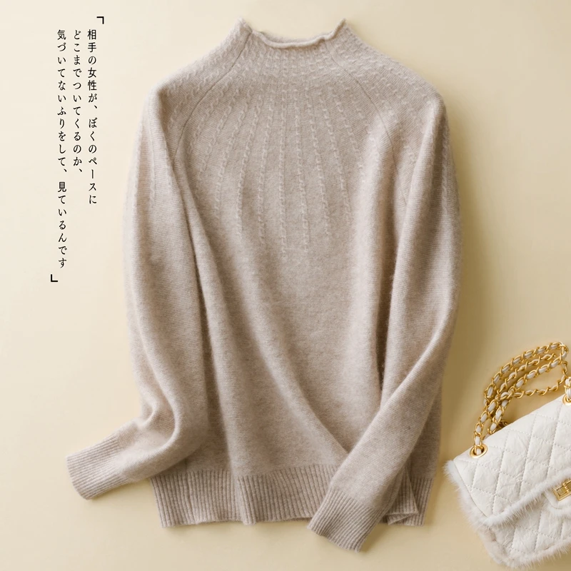 Winter Sweater 2020 Turtleneck 100% Cashmere