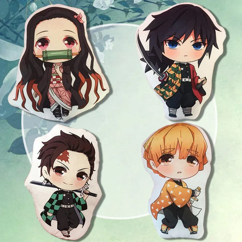 Аниме Demon Slayer Kimetsu No Yaiba Kamado Nezuko Косплей Кукла Плюшевая Мягкая Подушка игрушка подарок новинка